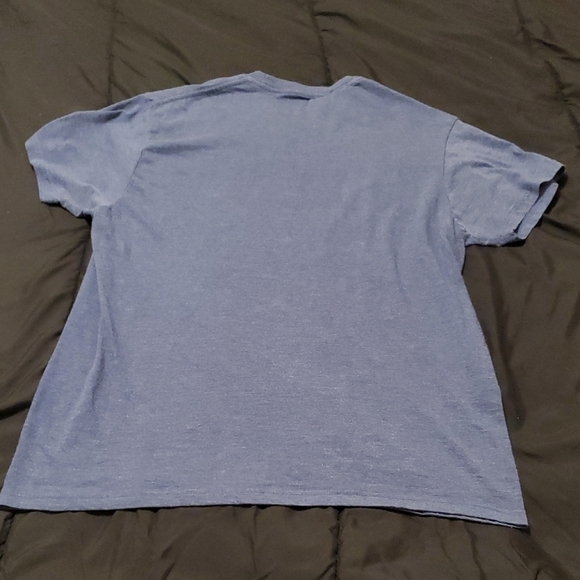 Nirvana Blue T-Shirt with Yellow Logo - Picture 4 of 5